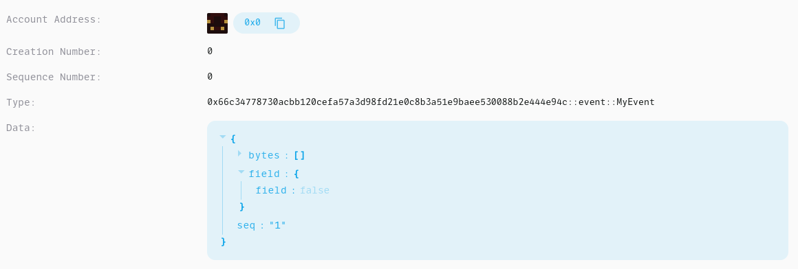 Module event example Module event example